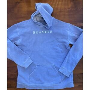 Seaside Hoodie Blue Sweatshirt Comfort Colors Youth XL